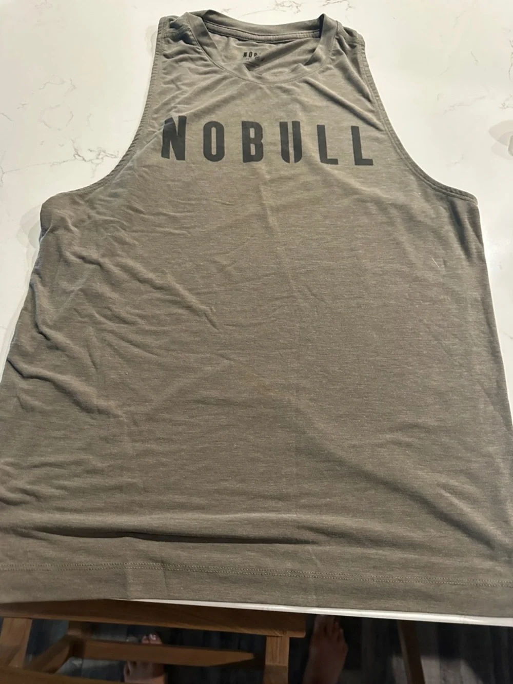 NOBULL Muscle Tank Olive Green - Picture 3 of 12